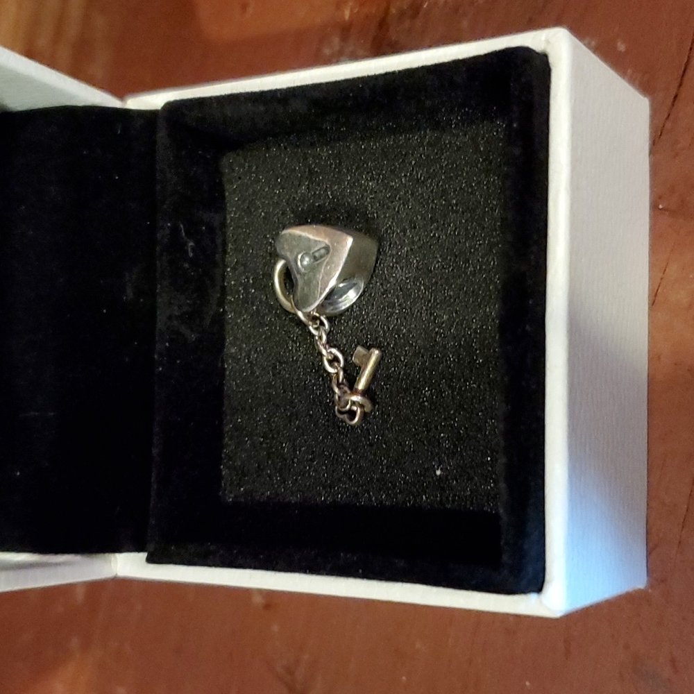 Pandora lock and key charm